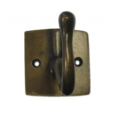 Medium Single Hooks - Antique Brass (HHK7066) by Handcrafted Hardware (formerly Gado Gado)
