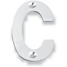 Letter C - 4" Face Fixing House Letter (LTIXF4C) by Inox by Unison Hardware