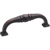 Katharine Drawer Pull (96mm CTC) - Brushed Oil Rubbed Bronze (188-96DBAC) by Jeffrey Alexander