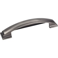 Annadale Pillow Cup Bin Pull (128mm CTC) - Brushed Pewter (436-128BNBDL) by Jeffrey Alexander