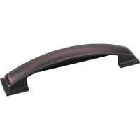 Annadale Pillow Cup Bin Pull (128mm CTC) - Brushed Oil Rubbed Bronze (436-128DBAC) by Jeffrey Alexander