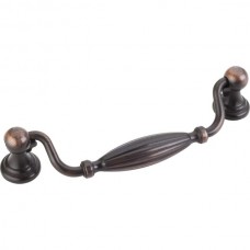 Glenmore Drawer Pull (128mm CTC) - Brushed Oil Rubbed Bronze (718-128DBAC) by Jeffrey Alexander