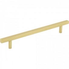 Dominique Drawer Pull (160mm CTC) - Brushed Gold (845-160BG) by Jeffrey Alexander