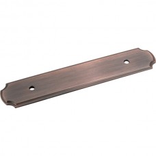 Plain Pull Backplate (96mm CTC) - Brushed Oil Rubbed Bronze (B812-96DBAC) by Jeffrey Alexander
