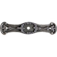 Fruit of the Vine Knob Backplate - Antique Pewter (NHE-540-AP) by Notting Hill