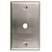 Traditional Single Cable Switch Plate (781SN) Satin Nickel by Rusticware