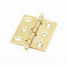 Hinges Hinge Mortise (1111B-03) in Polished Brass of the Schaub & Company Signature Series