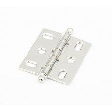 Hinges Hinge Mortise (1111B-PN) in Polished Nickel by Schaub & Company