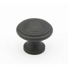 Colonial Cabinet Knob (703-DBZ) in Distressed Bronze of the Schaub & Company Signature Series