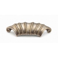 French Court Cup Pull (2" CTC) in Monticello Silver by Schaub (915-MSL)