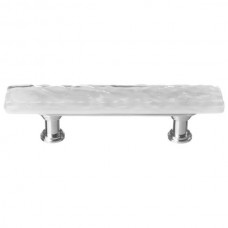 Glacier Blue Grey 3" CTC Glass Drawer Pull (SP-204) by Sietto