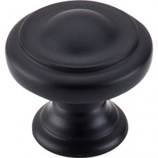 Dome Cabinet Knob (1-1/8") - Flat Black (M1117) by Top Knobs