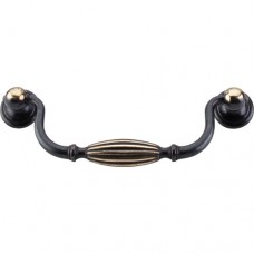 Small Tuscany Drop Pull (5-1/16" CTC) - Dark Antique Brass (M136) by Top Knobs