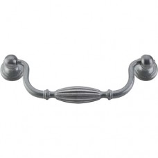 Small Tuscany Drop Pull (5-1/16" CTC) - Pewter Light (M137) by Top Knobs
