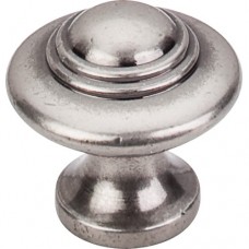 Ascot Cabinet Knob (1-1/4") - Pewter Antique (M14) by Top Knobs