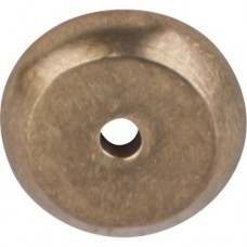 Round Knob Backplate (7/8") - Light Bronze (M1456) by Top Knobs
