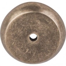 Round Knob Backplate (1-1/4") - Light Bronze (M1461) by Top Knobs