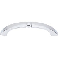 Lida Drawer Pull (3-3/4" CTC) - Polished Chrome (M1935) by Top Knobs