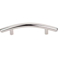 Curved Bar Drawer Pull (3-3/4" CTC) - Polished Nickel (M1951) by Top Knobs