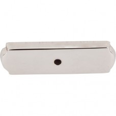 Rectangle Knob Backplate (2-1/2") - Polished Nickel (M2010) by Top Knobs