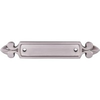 Dover Pull Backplate (2-1/2" CTC) - Brushed Satin Nickel (M2130) by Top Knobs