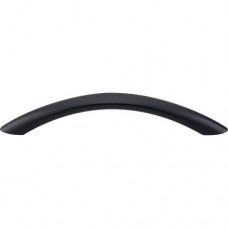 Bow Drawer Pull (5-1/16" CTC) - Flat Black (M383) by Top Knobs