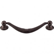 Ribbon & Reed Drop Pull (5-1/16" CTC) - Oil Rubbed Bronze (M934) by Top Knobs