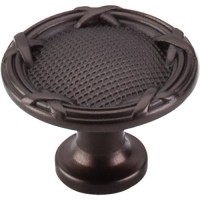 Ribbon & Reed Cabinet Knob (1-1/4") - Oil Rubbed Bronze (M943) by Top Knobs