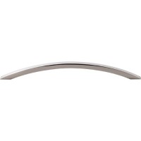 Stainless Curved Drawer Pull (8-13/16" CTC) - Polished Stainless Steel (SS81) by Top Knobs
