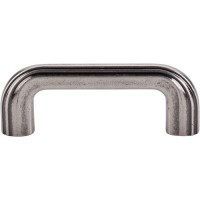Victoria Falls Drawer Pull (3" CTC) - Pewter Antique (TK222PTA) by Top Knobs