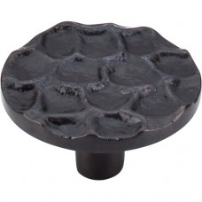 Cobblestone Round Cabinet Knob (1-15/16") - Coal Black (TK297CB) by Top Knobs