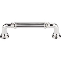 Reeded Drawer Pull (3-3/4" CTC) - Polished Nickel (TK322PN) by Top Knobs