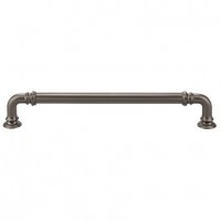 Reeded Drawer Pull (7" CTC) - Ash Gray (TK324AG) by Top Knobs