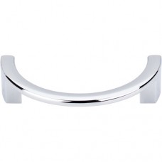 Half Circle Open Drawer Pull (3-1/2" CTC) - Polished Chrome (TK53PC) by Top Knobs