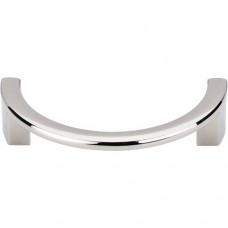 Half Circle Open Drawer Pull (3-1/2" CTC) - Polished Nickel (TK53PN) by Top Knobs