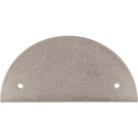 Half Circle Pull Backplate (3-1/2" CTC) - Pewter Antique (TK54PTA) by Top Knobs