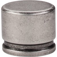 Large Oval Cabinet Knob (1-3/8") - Pewter Antique (TK61PTA) by Top Knobs