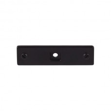 Channing Knob Backplate (3") - Flat Black (TK741BLK) by Top Knobs