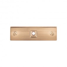 Channing Knob Backplate (-) - Honey Bronze (TK741HB) by Top Knobs