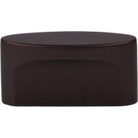 Medium Oval Slot Drawer Pull (1-1/2" CTC) - Oil Rubbed Bronze (TK74ORB) by Top Knobs