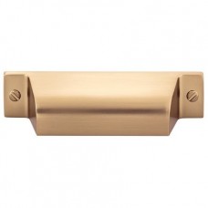 Channing Cup Bin Pull (2-3/4" CTC) - Honey Bronze (TK772HB) by Top Knobs