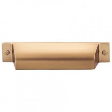 Channing Cup Bin Pull (3-3/4" CTC) - Honey Bronze (TK773HB) by Top Knobs