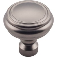 Brixton Rimmed Cabinet Knob (1-1/4") - Ash Gray (TK880AG) by Top Knobs