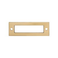 Hollin Pull Backplate (3" CTC) - Honey Bronze (TK923HB) by Top Knobs