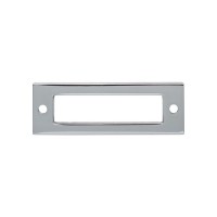 Hollin Pull Backplate (3" CTC) - Polished Chrome (TK923PC) by Top Knobs