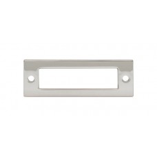Hollin Pull Backplate (3" CTC) - Polished Nickel (TK923PN) by Top Knobs