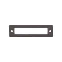 Hollin Pull Backplate (3-3/4" CTC) - Ash Gray (TK924AG) by Top Knobs