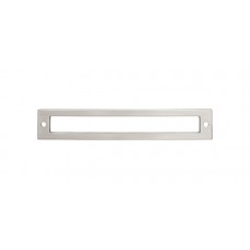 Hollin Pull Backplate (6-5/16" CTC) - Brushed Satin Nickel (TK926BSN) by Top Knobs