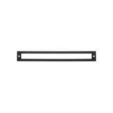 Hollin Pull Backplate (8-13/16" CTC) - Flat Black (TK928BLK) by Top Knobs