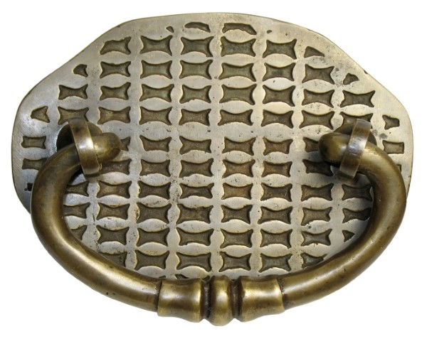 HBA2030 Bail w/ Basket Weave Backplate Bail Pull from the Bail Pull Collection by Gado Gado